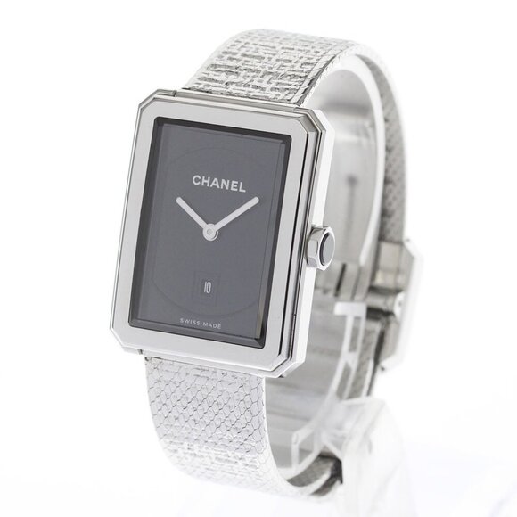 CHANEL boy friend H4878 Date black Dial Quartz Boy's Watch_821619 - Picture 9 of 16